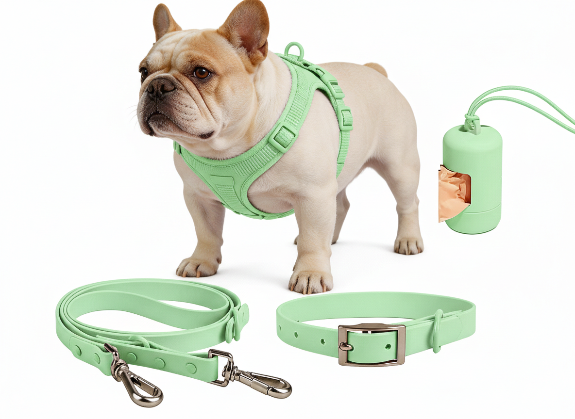 Cushioned Harness + Waterproof Leash Walk Kit