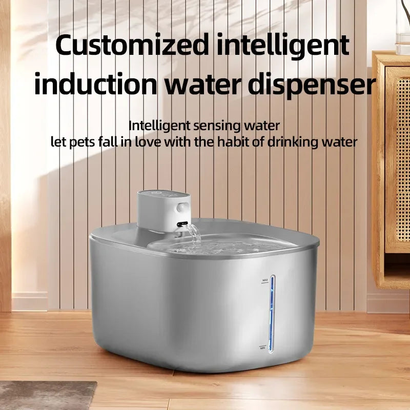 Fresh Water On Demand — Gravity-Fed Hydration for Cats