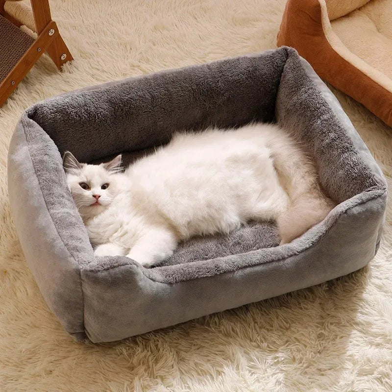 Calming Cat Bed — Orthopedic Cushion That Soothes Anxiety Naturally