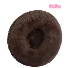 CloudNest Plush Donut Bed