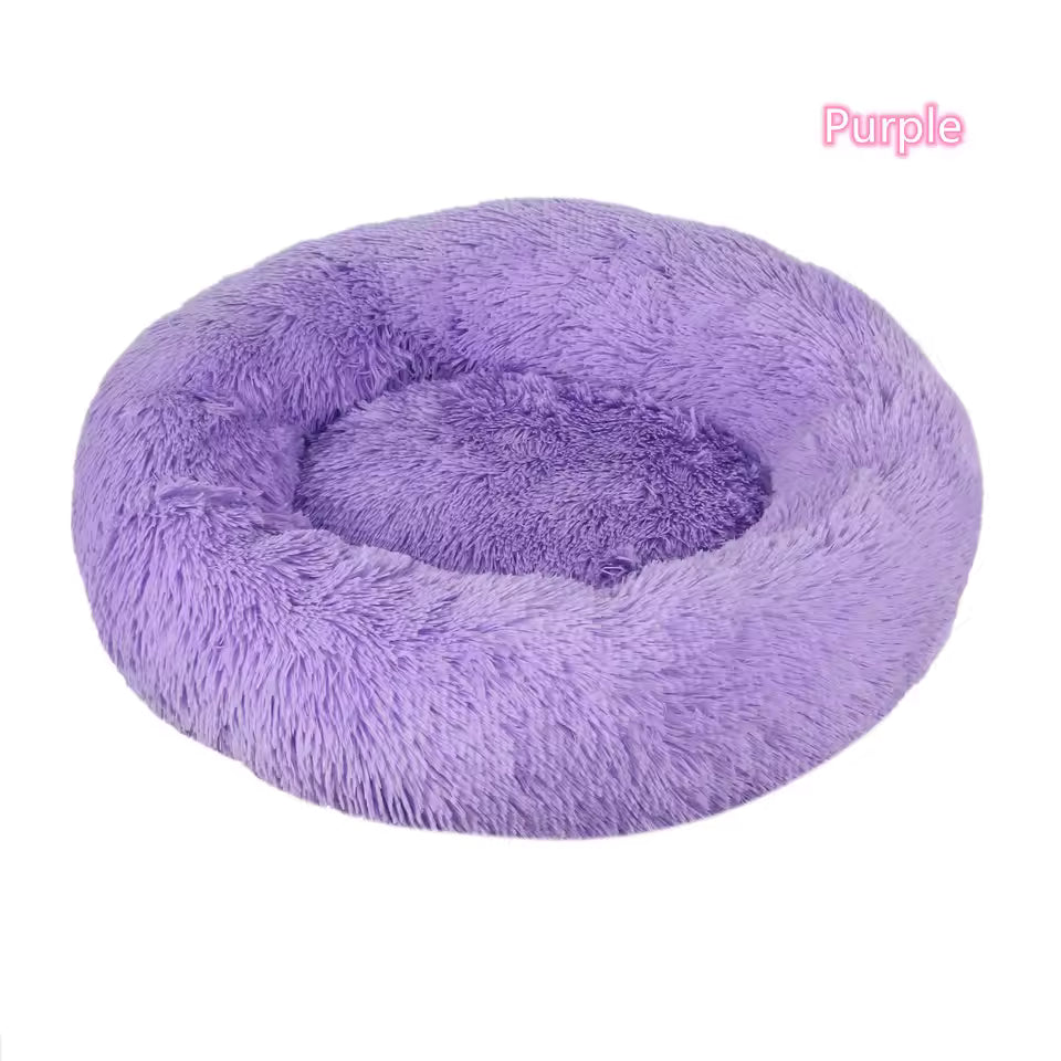 CloudNest Plush Donut Bed