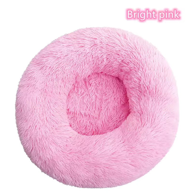 CloudNest Plush Donut Bed