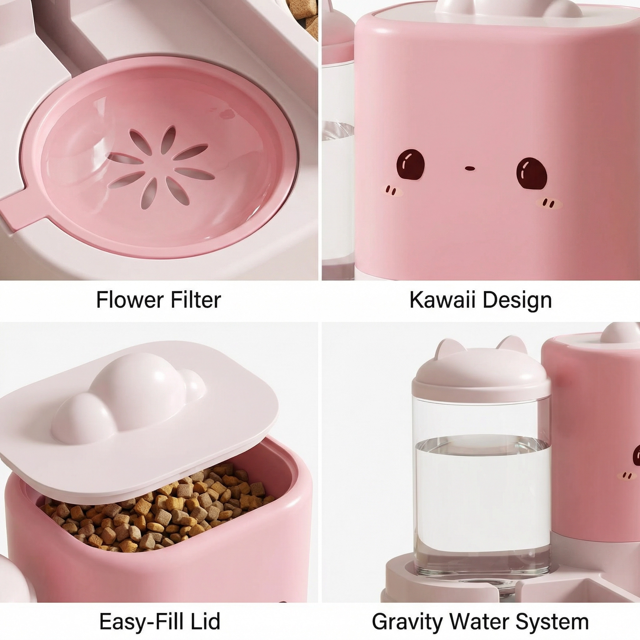 2-in-1 Automatic Cat Feeder & Water Station — Keeps Your Cat Fed & Hydrated While You're Away