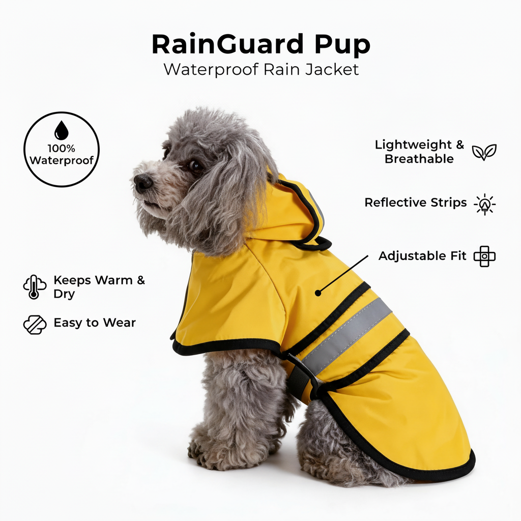 RainGuard Pup Waterproof Rain Jacket